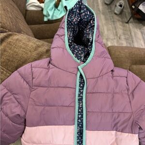 Reversible winter coat